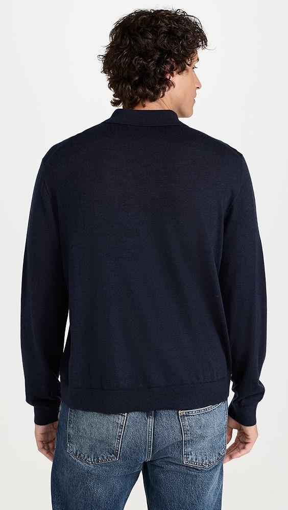Madewell Merino Long Sleeve Polo | Shopbop Product Image