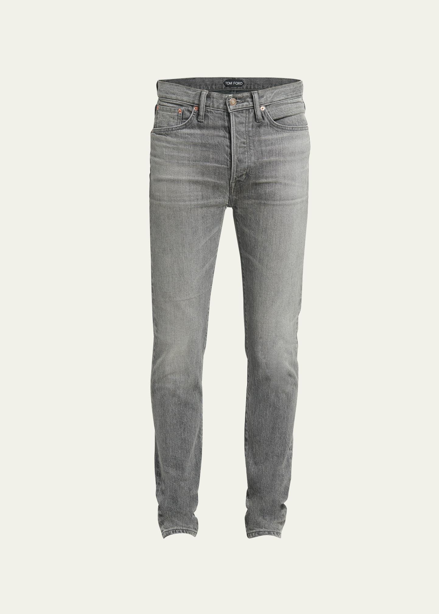 Mens Standard-Fit Stretch Jeans Product Image