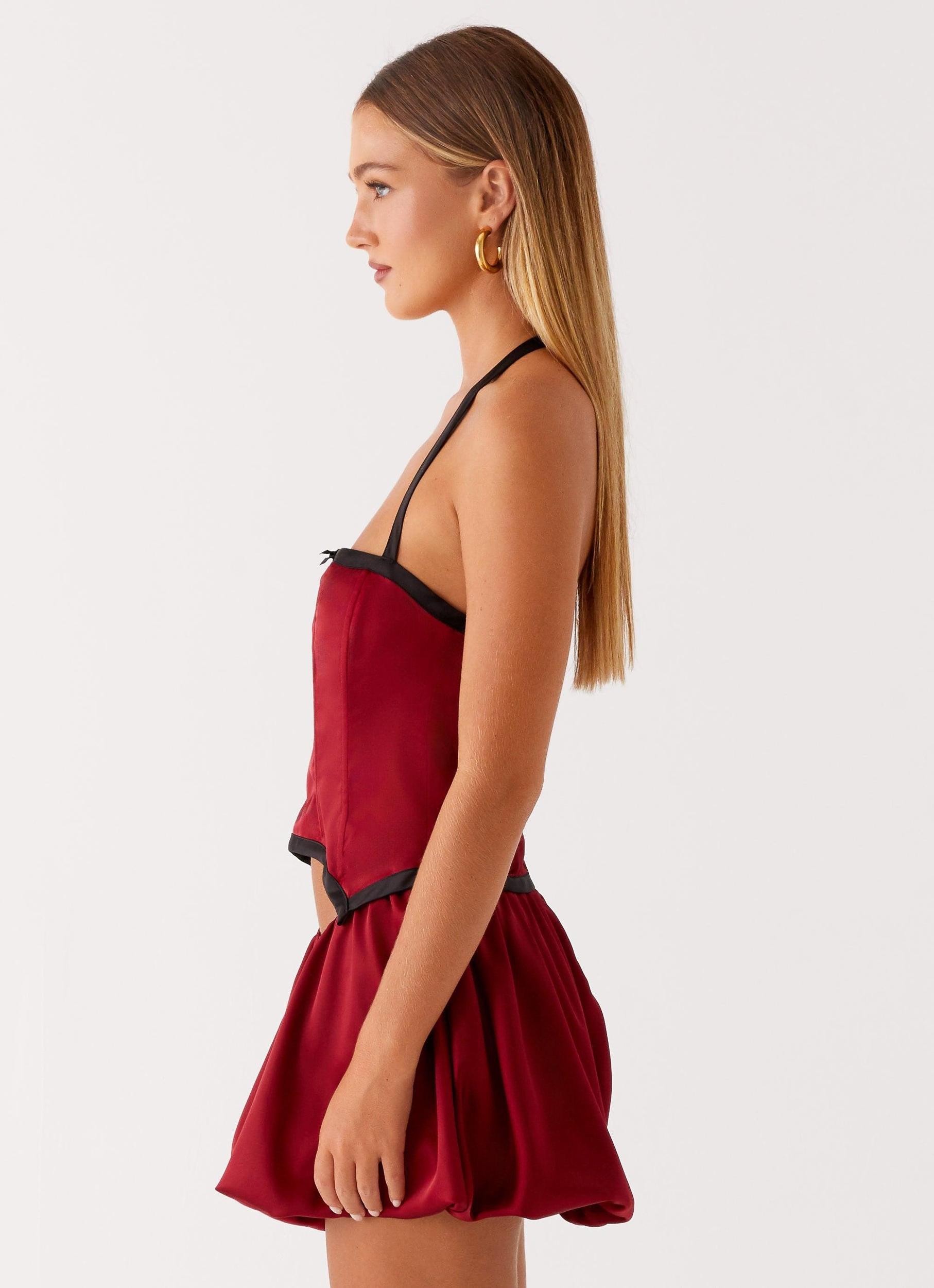 Pacific Mini Dress - Red Product Image