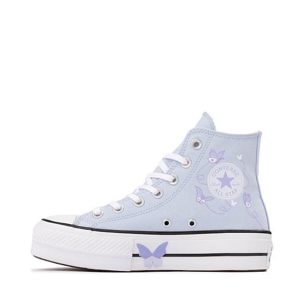 Womens Converse Chuck Taylor All Star Lift Butterflies High-Top Sneaker - Blue Supermoon Product Image