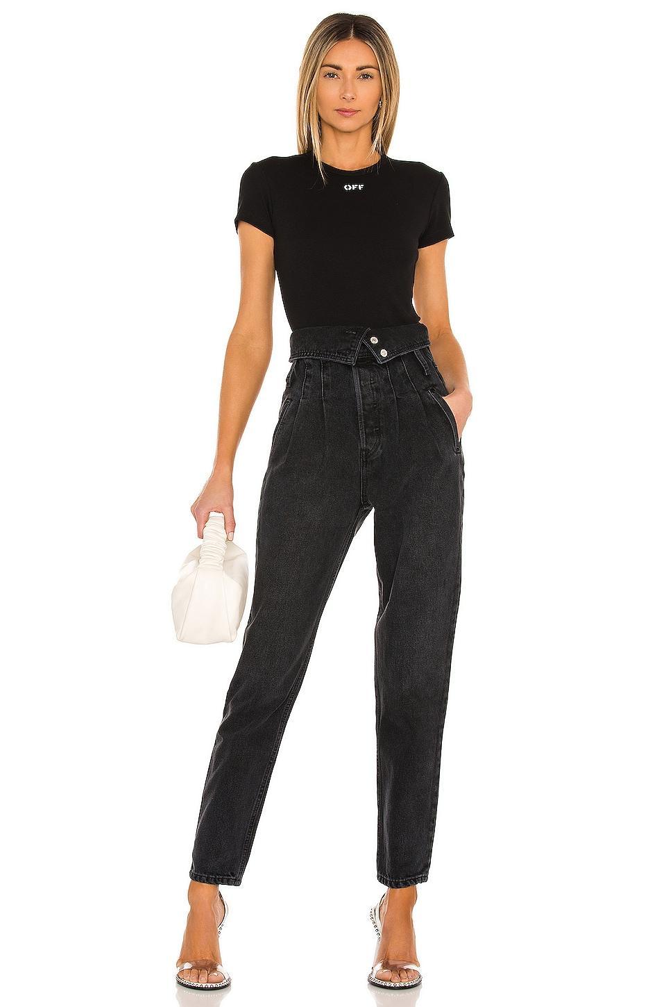 Basic Ribbed Tee OFF-WHITE Product Image
