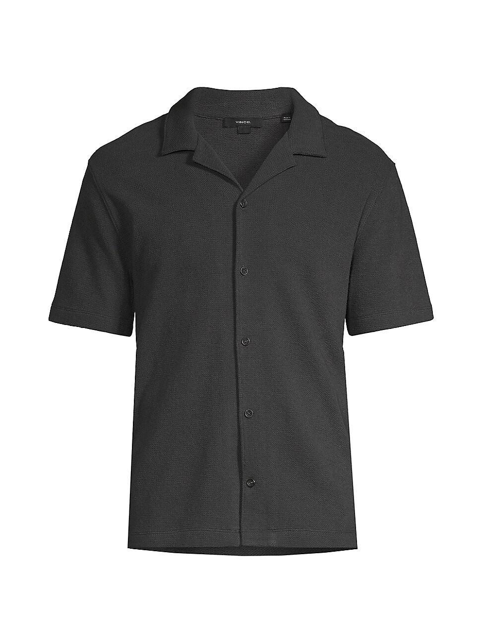 Mens Stretch Boucle Camp Shirt Product Image