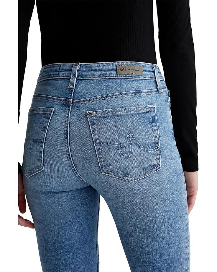 Mari Mid Rise Slim Straight Jeans in Oceanside Product Image