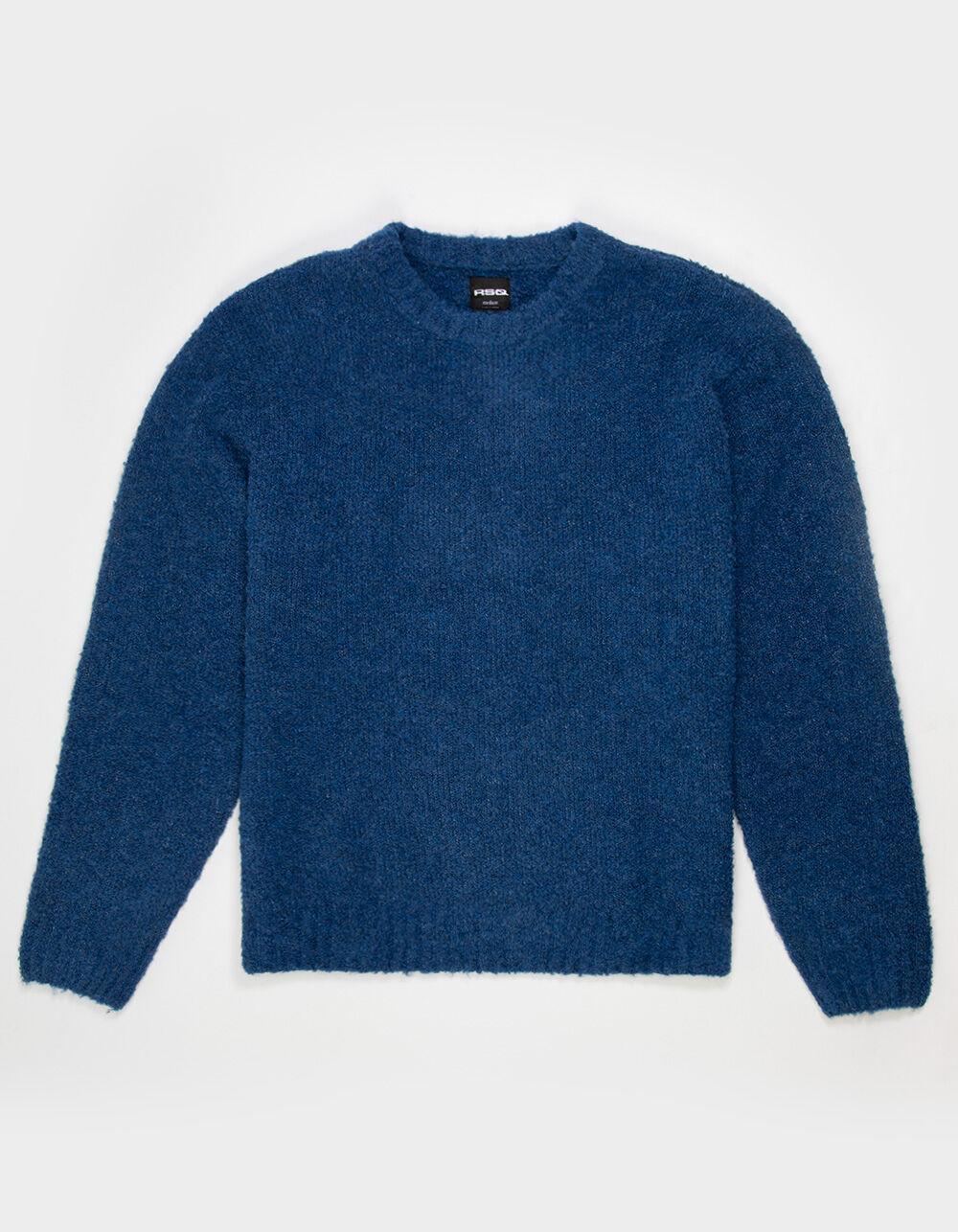 RSQ Mens Boucle Sweater - BLUE Product Image