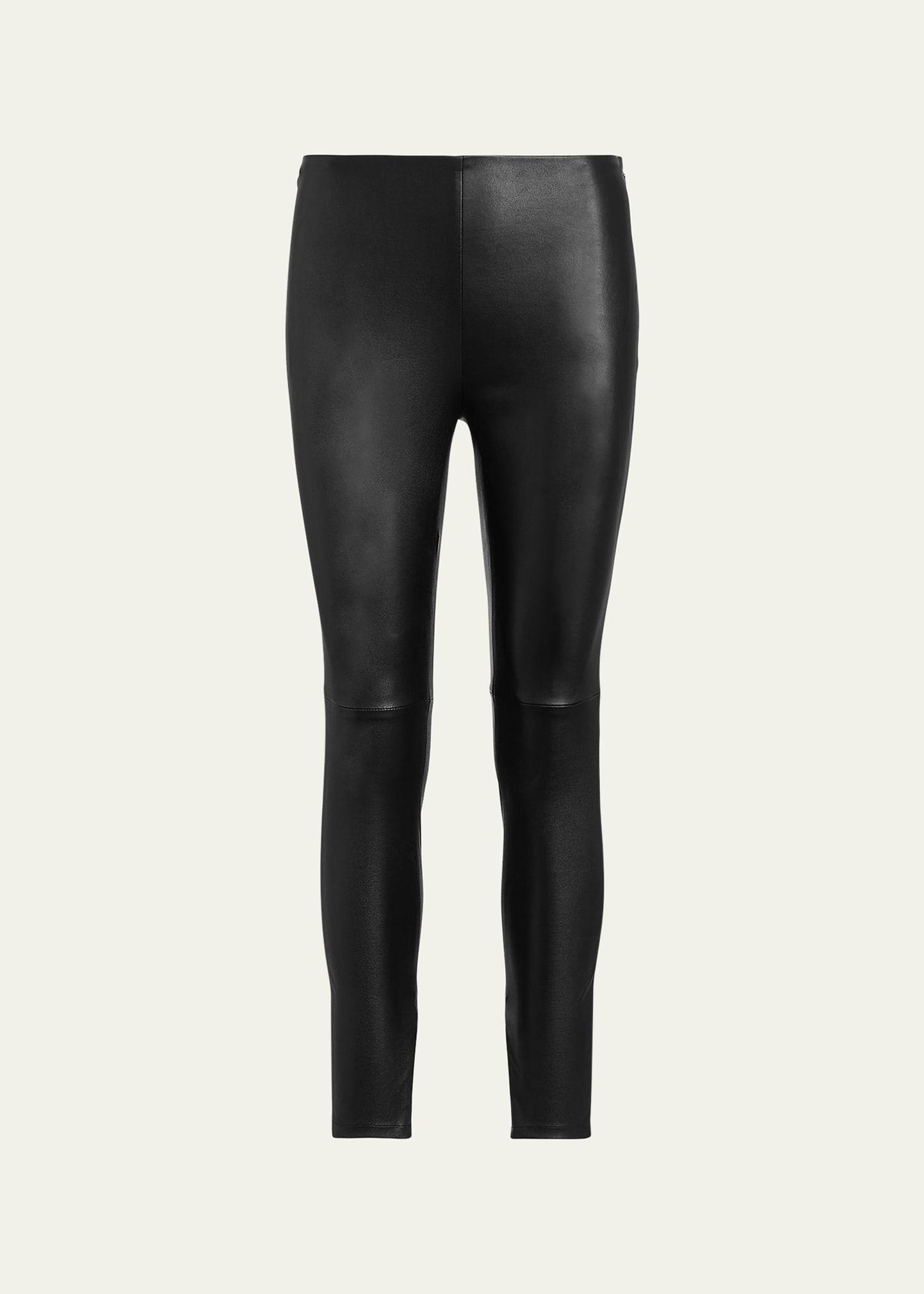 Eleanora Leather Skinny Pants Product Image