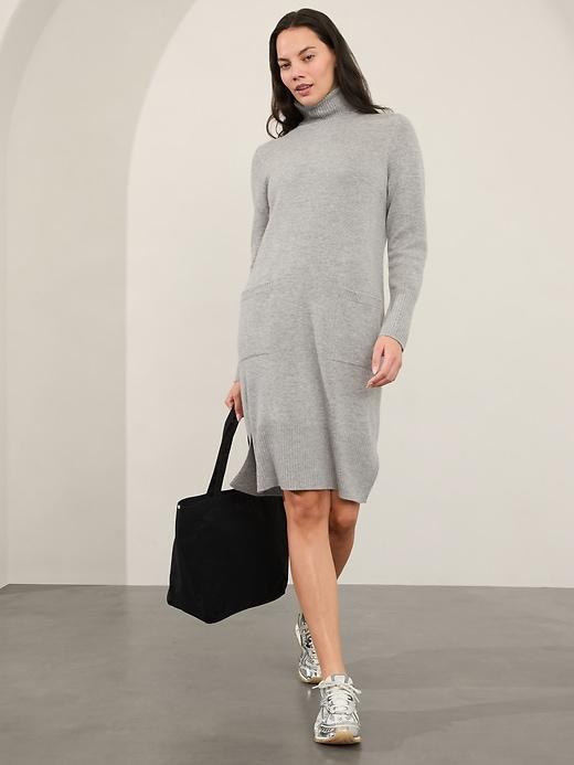 Alpine Turtleneck Sweater Dress Product Image