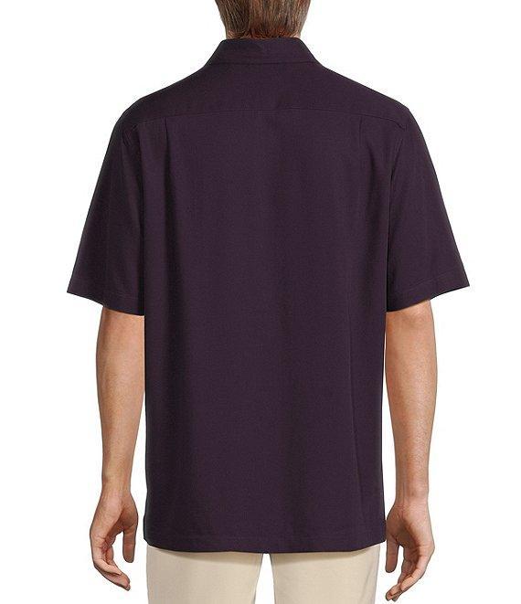 Caribbean Coral Fish Print Short Sleeve Woven Shirt Product Image