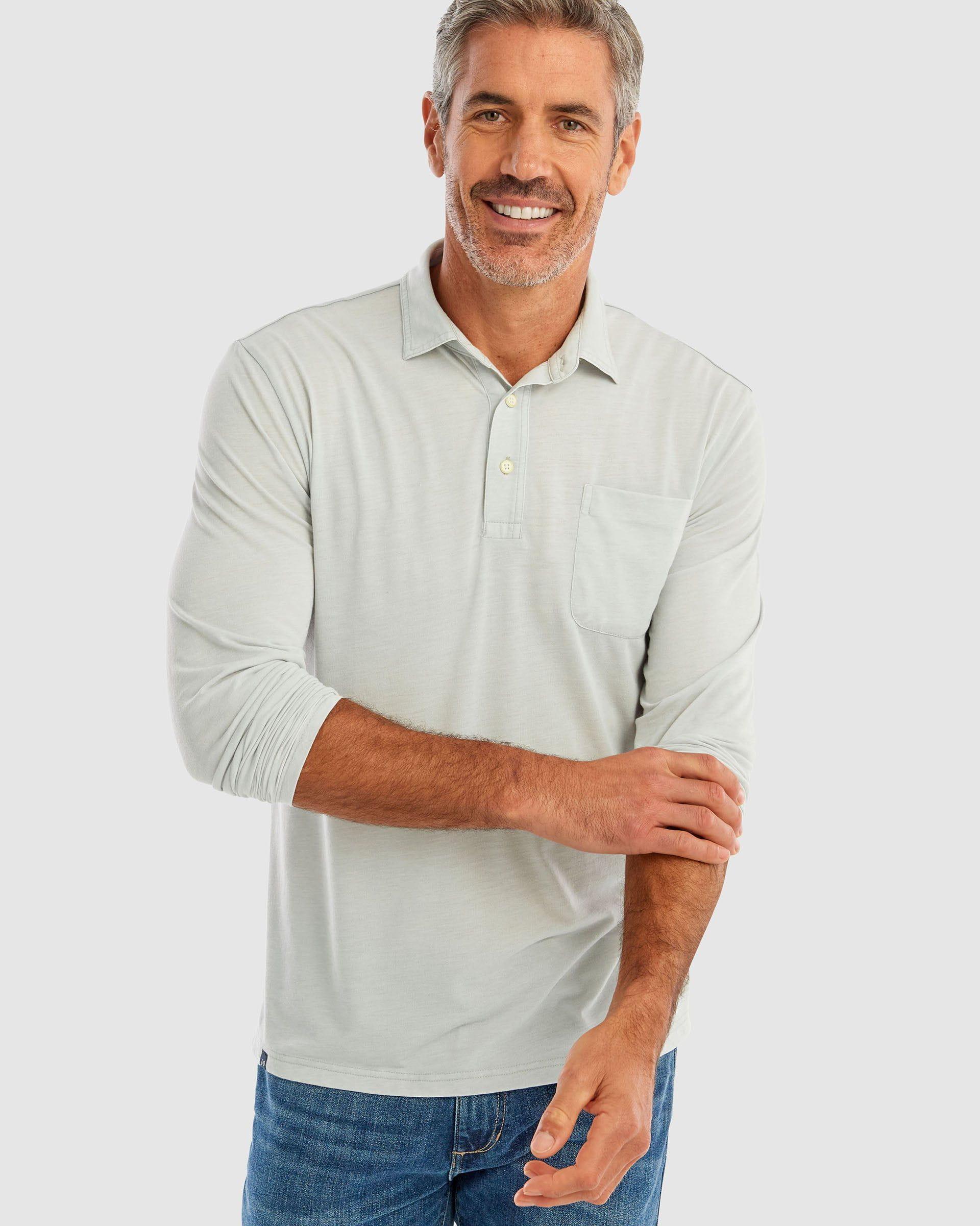 johnnie-O Clay Long Sleeve Polo Product Image