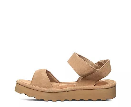 Bearpaw Crest Women's Slingback Platform Sandals, Size: 6, Iced Brown Product Image