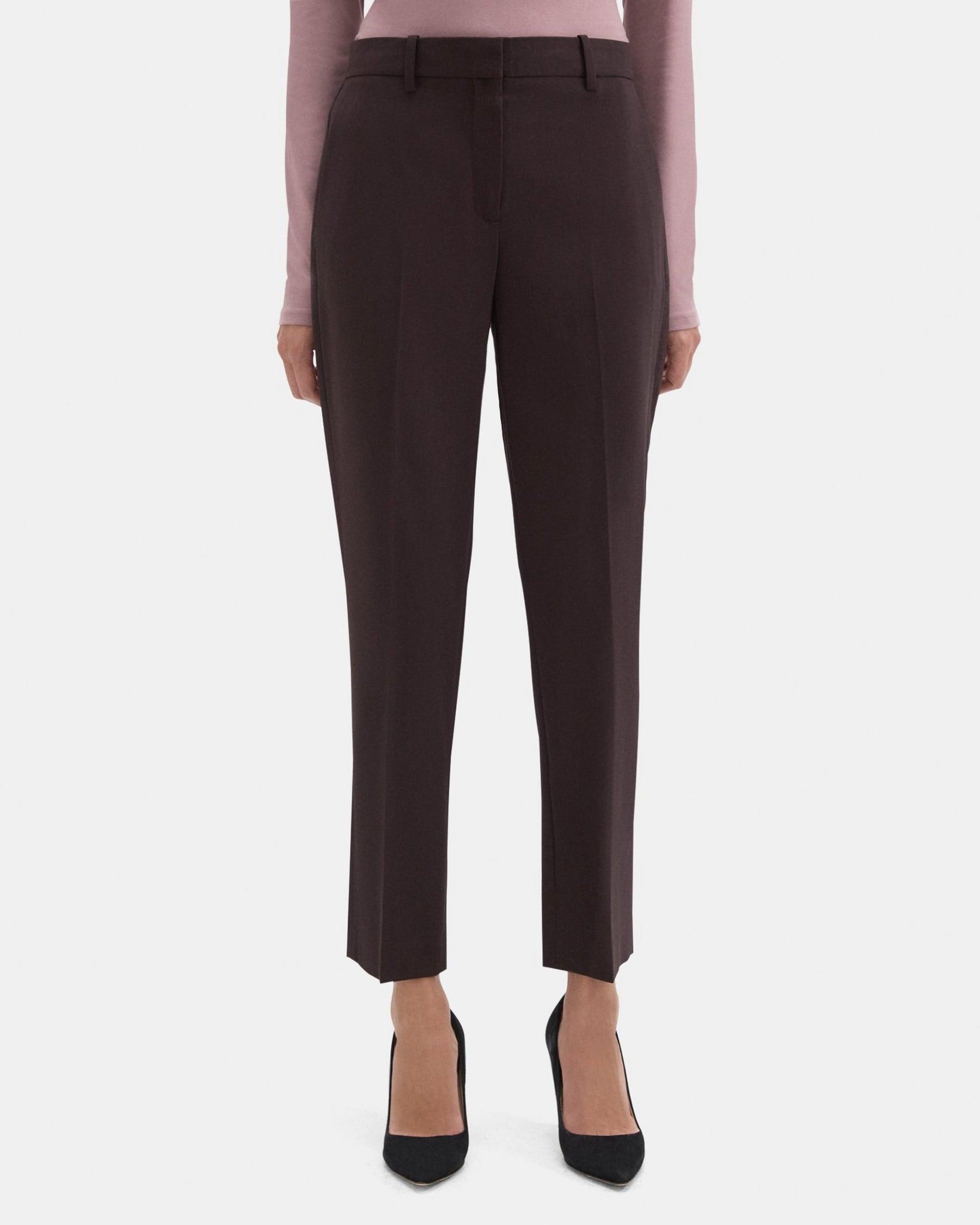 Classic Crop Pant in Sevona Stretch Wool Product Image