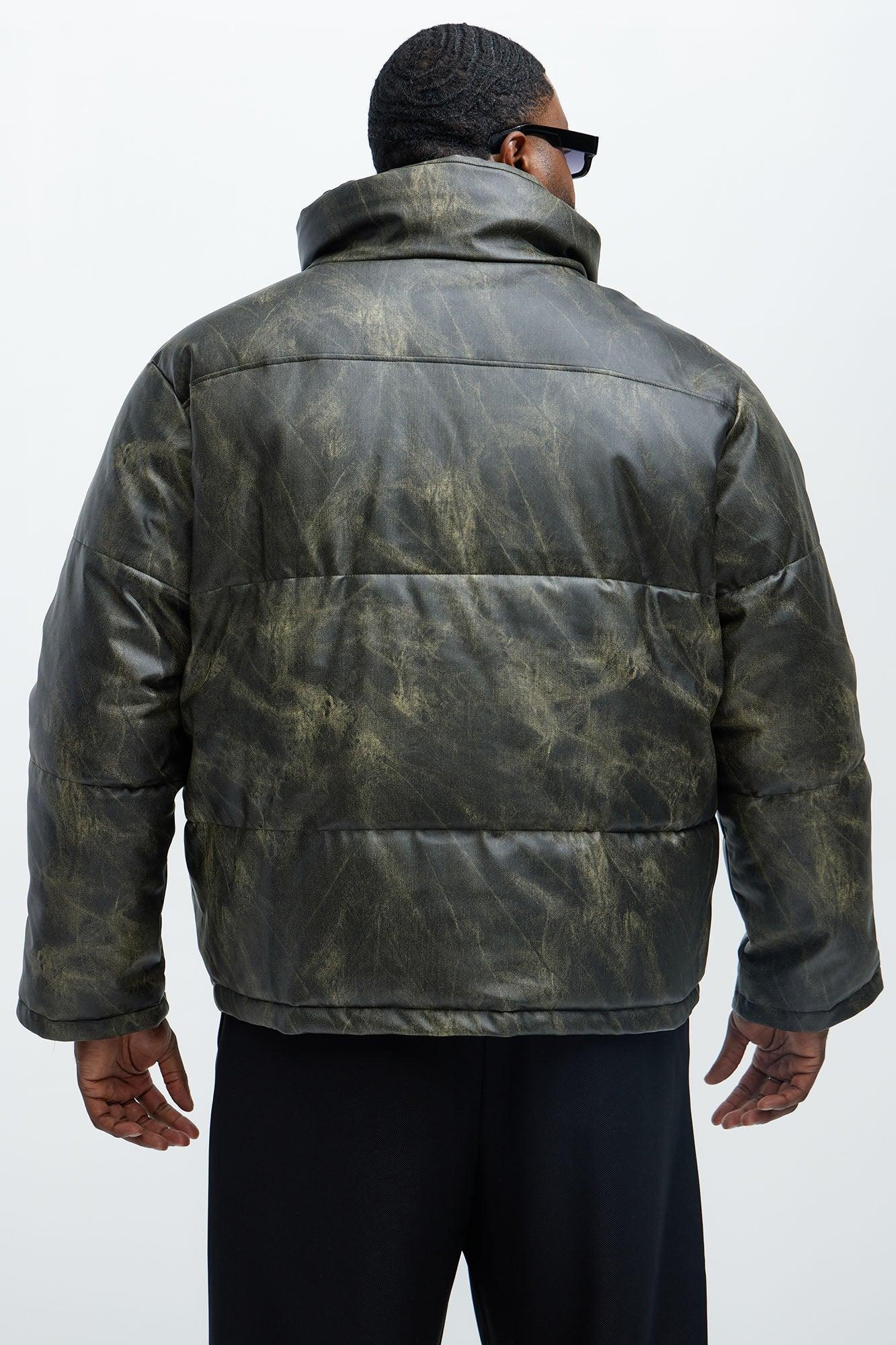 Cyclone Puffer Jacket - Olive Product Image