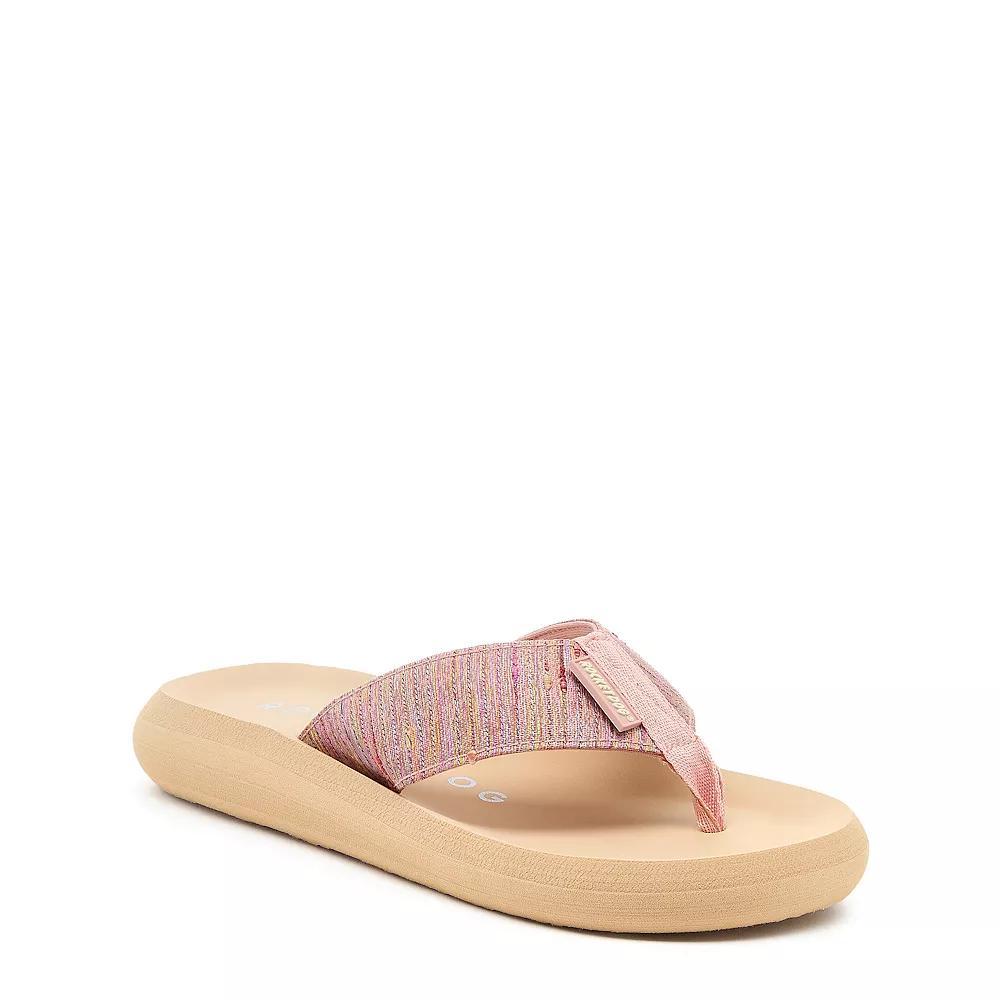 Rocket Dog Spotlight 2 Women's Flip Flop Sandals, Size: 7, Pink Stripes Product Image