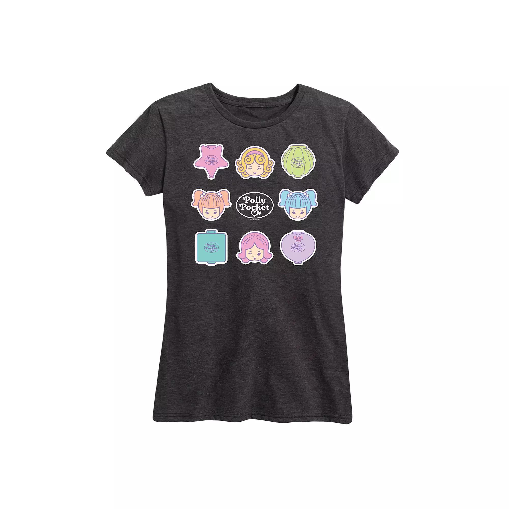 Womens Polly Pocket Grid Graphic Tee Product Image