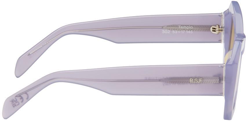 RETROSUPERFUTURE Purple Tempio Sunglasses In Hentai Product Image