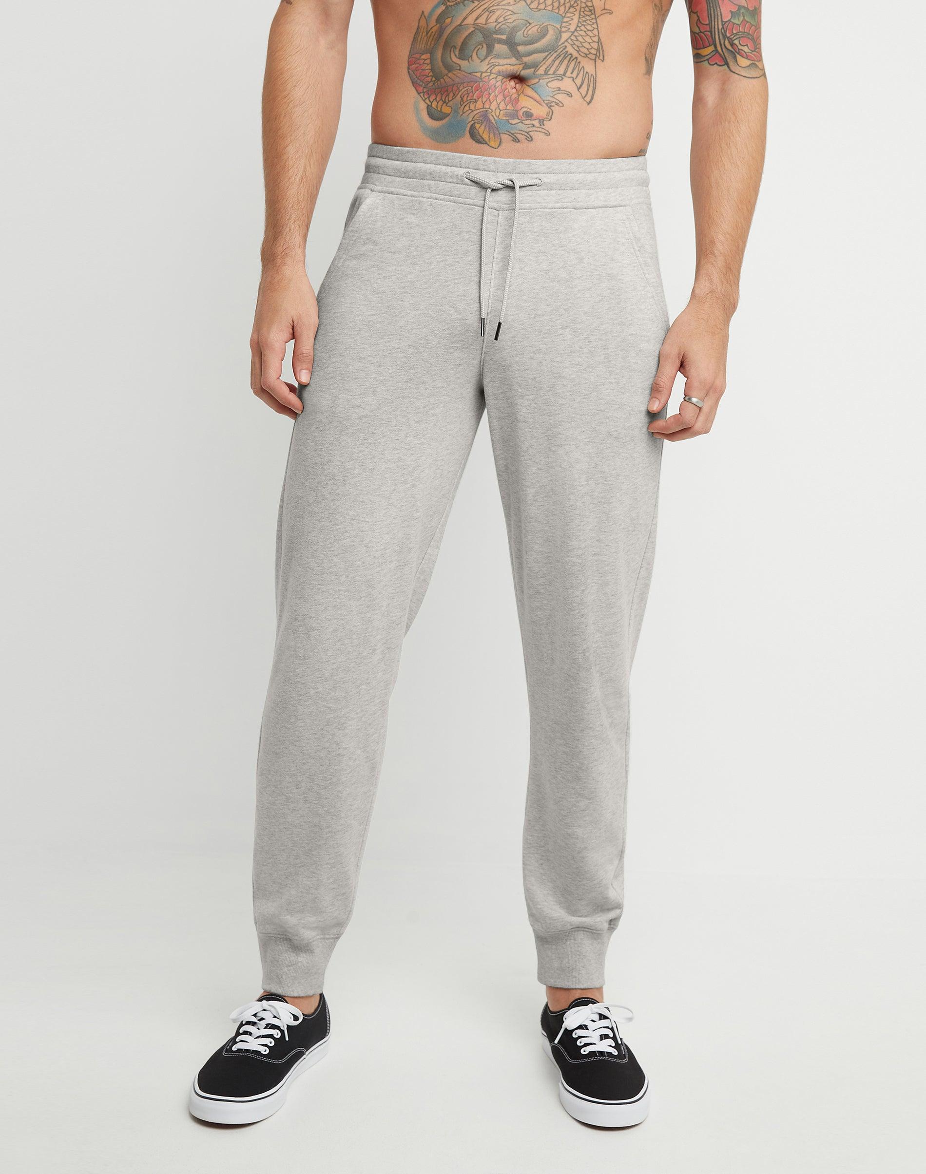 Hanes Mens French Terry Jogger Sweatpants With Pockets Oregano L Product Image