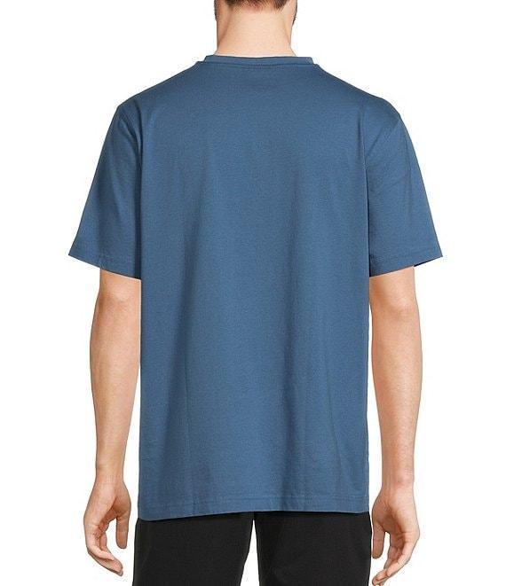 L.L.Bean Carefree Unshrinkable Traditional Fit Short Sleeve Henley T-Shirt Product Image