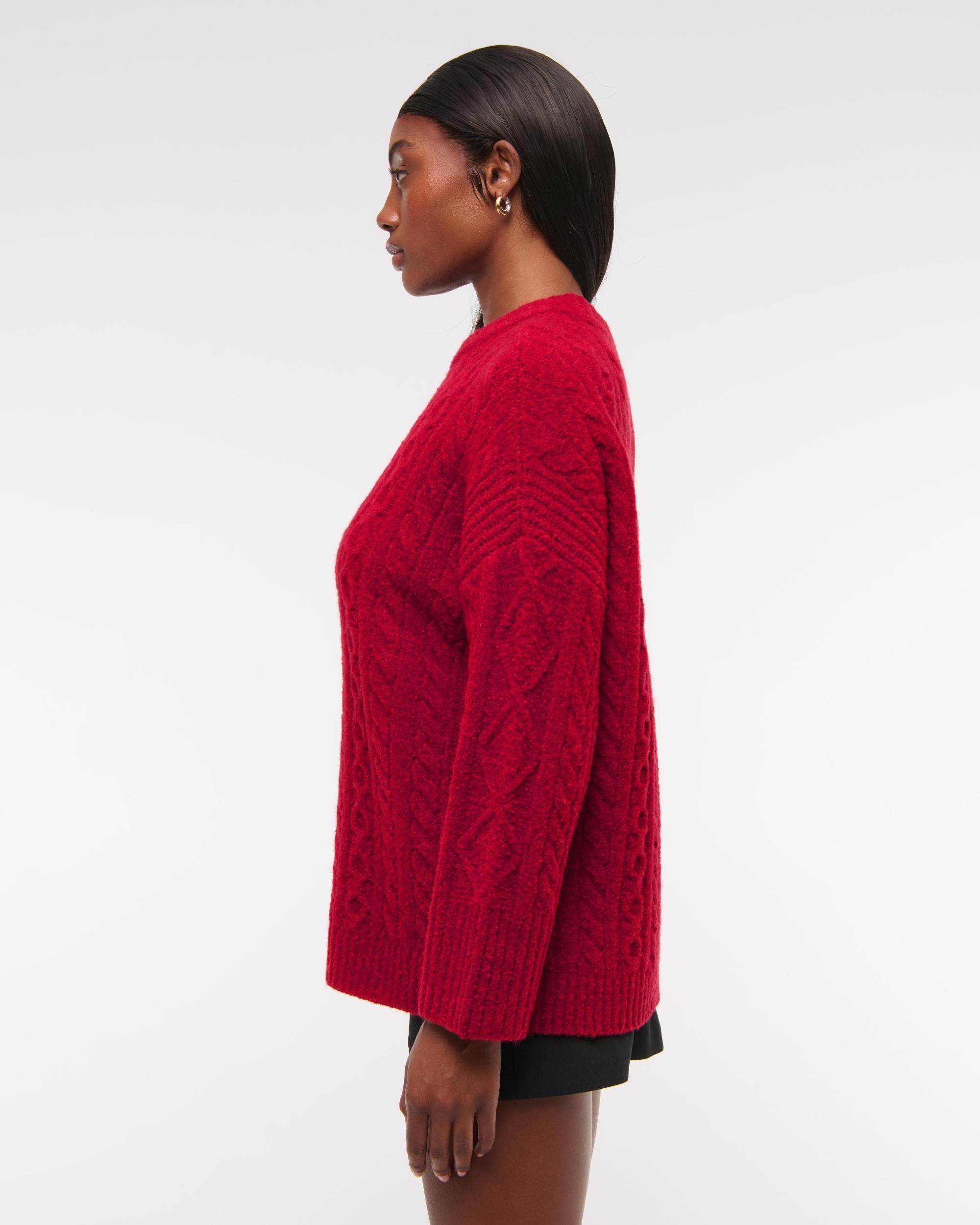 Relaxed Lounge Fairisle Crew Sweater Product Image