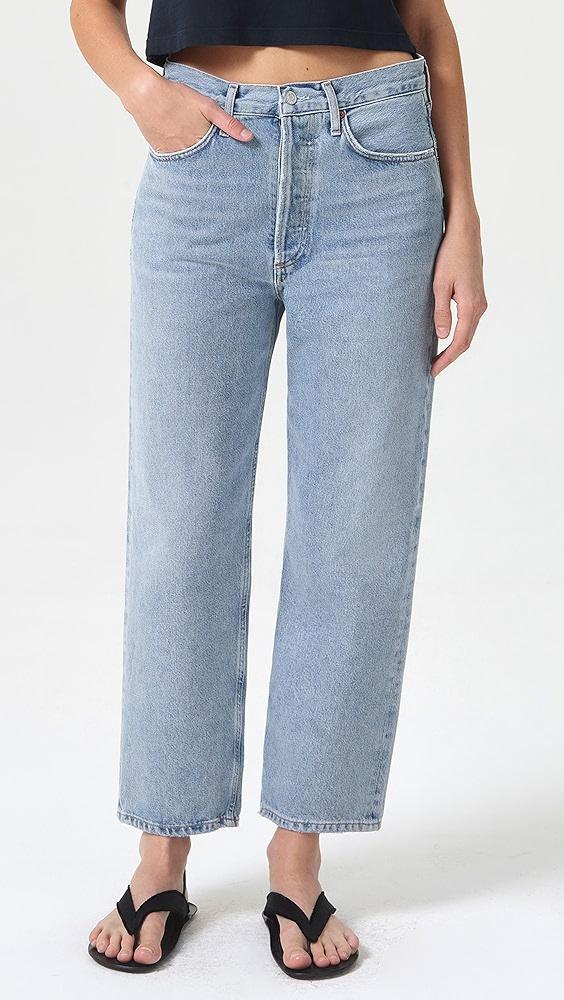 AGOLDE 90s Crop Mid Rise Straight Jeans | Shopbop Product Image