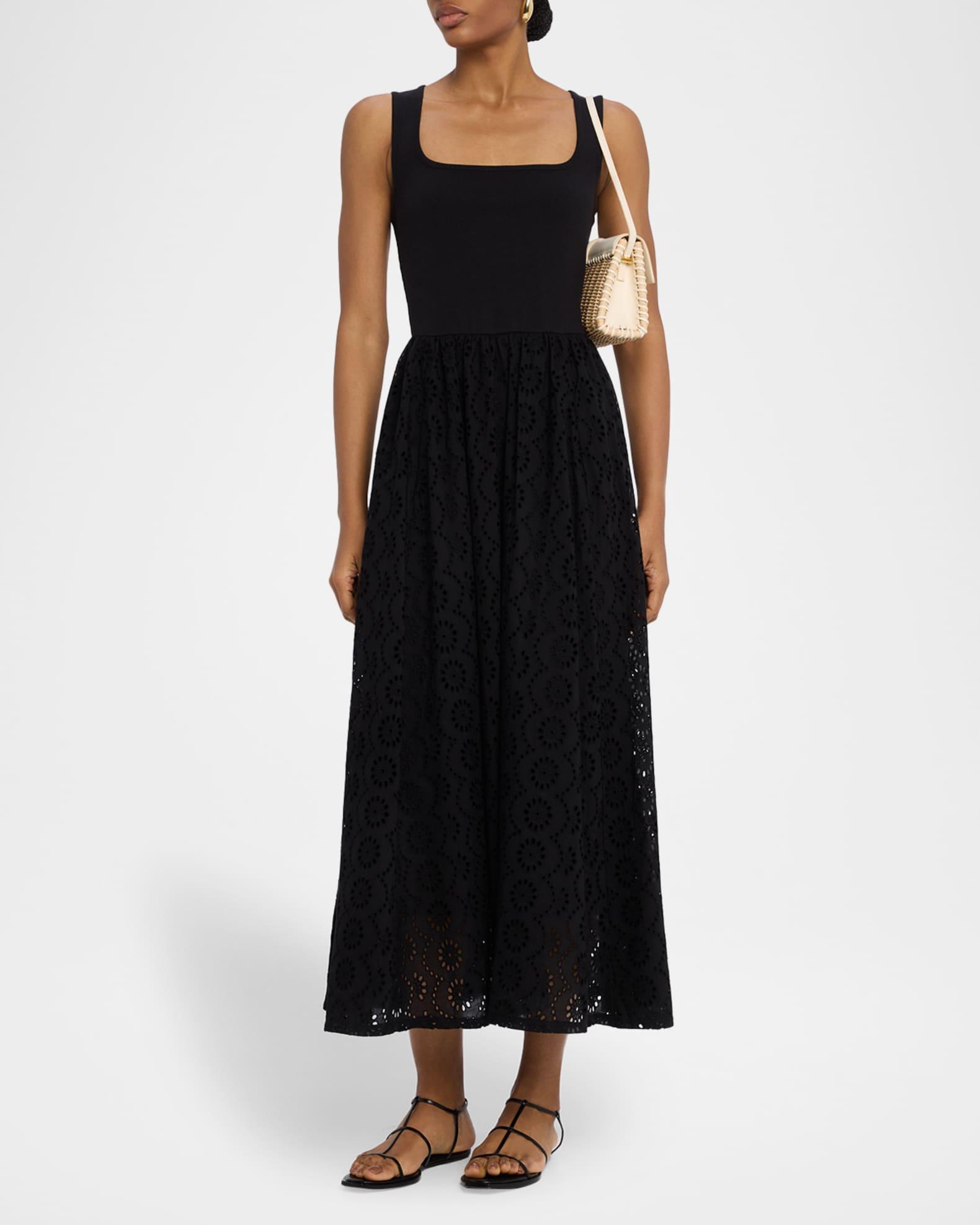 Morel Sleeveless Eyelet Maxi Dress Product Image