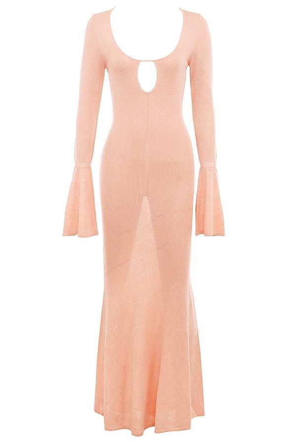 Sereia  sorbet metallic knit maxi dress Product Image