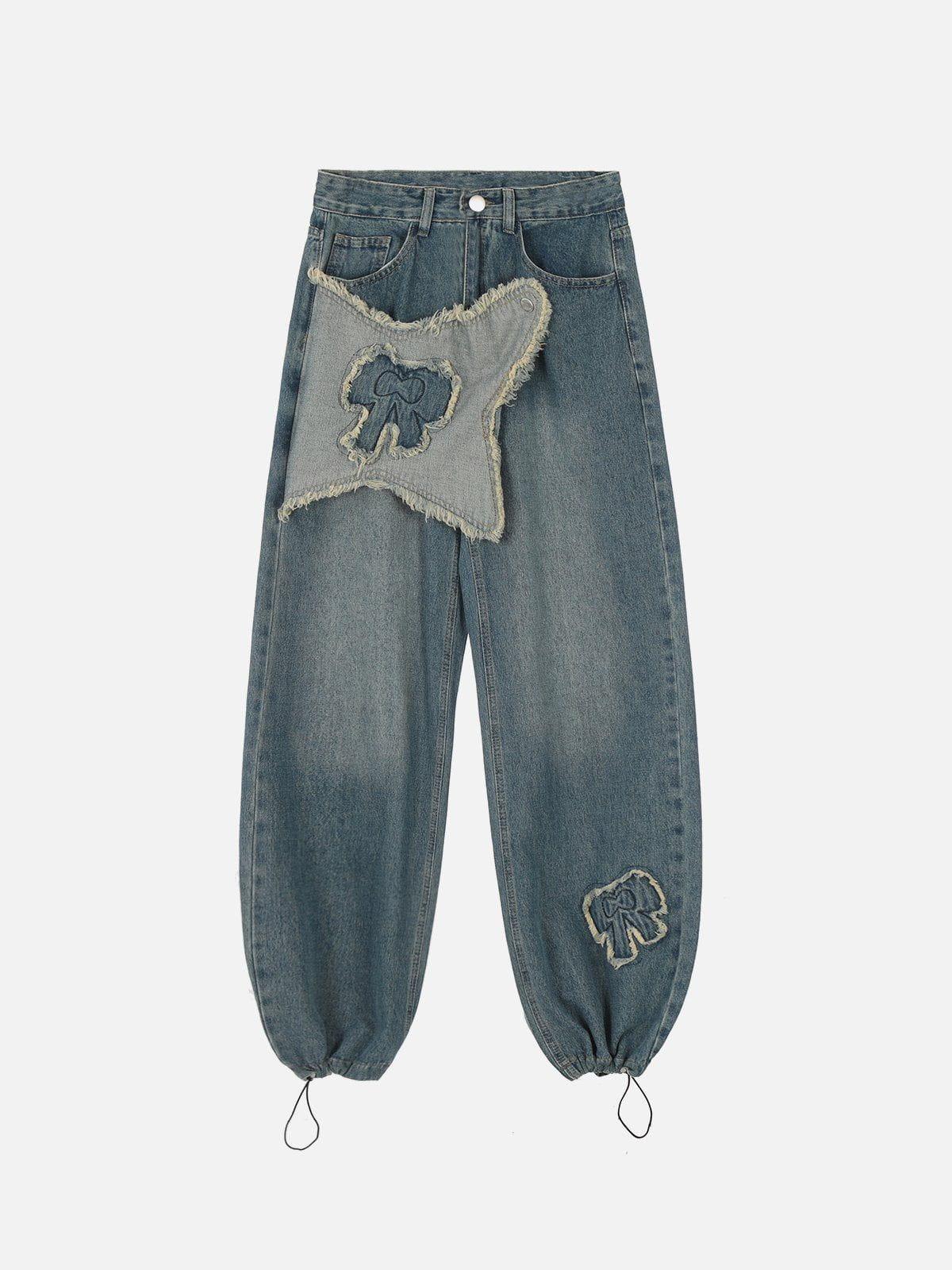 Aelfric Eden Fringe Bow Jeans Female Product Image