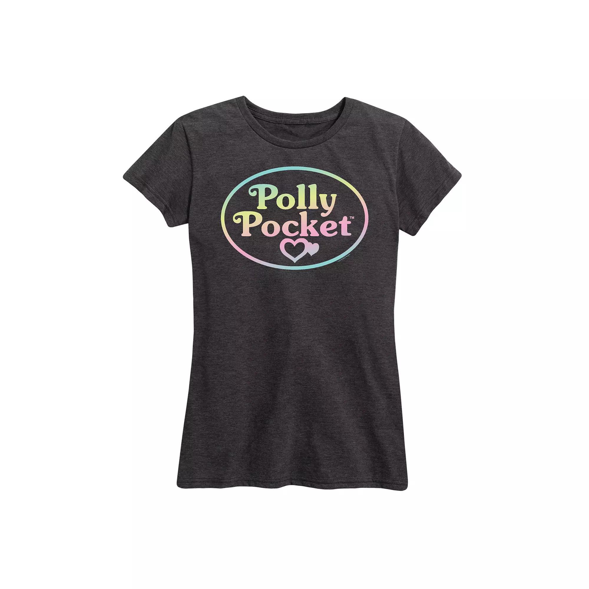 Womens Polly Pocket Ombre Logo Graphic Tee Product Image