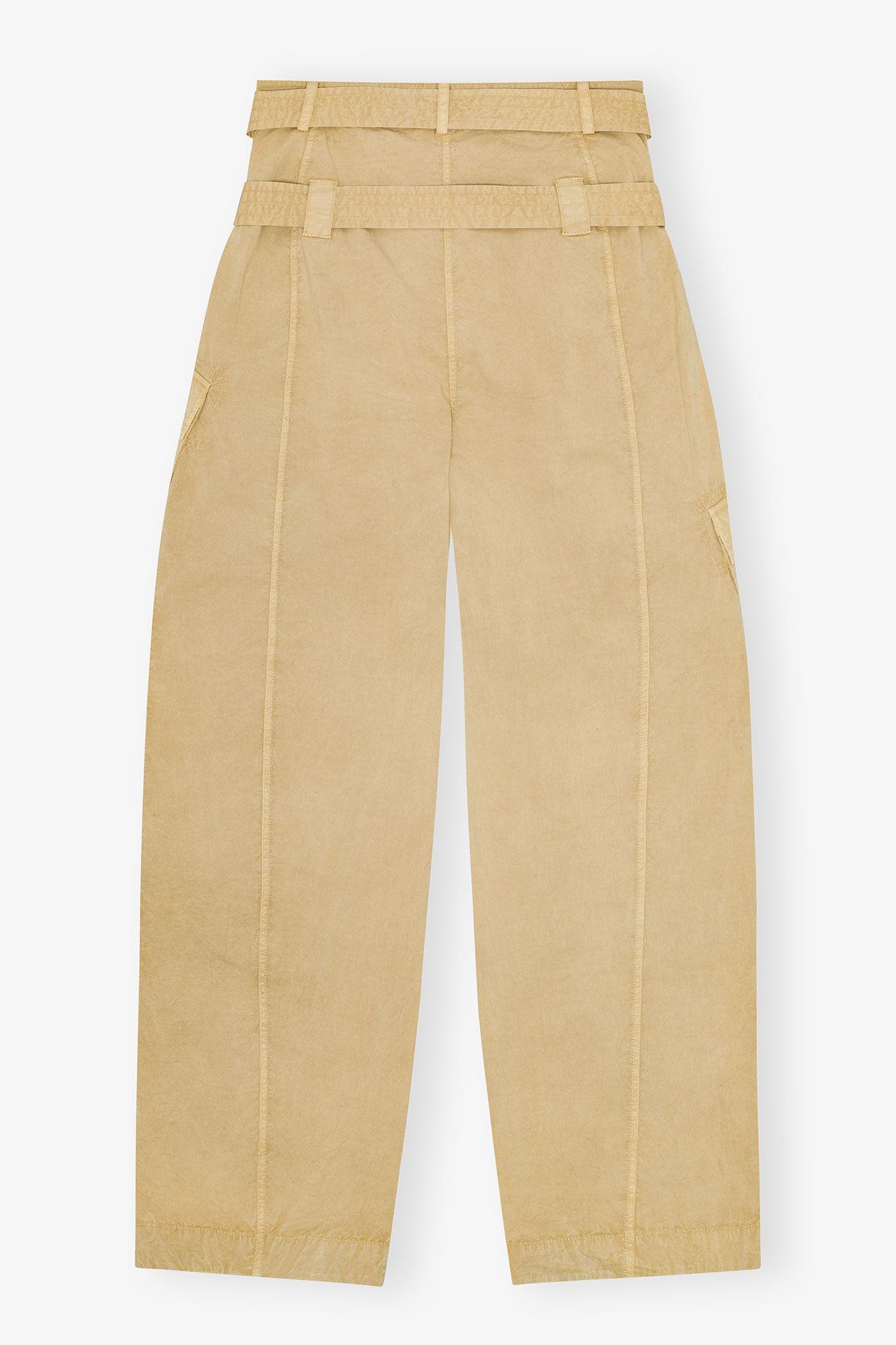 Washed Stretch Cotton Pocket Pants Product Image