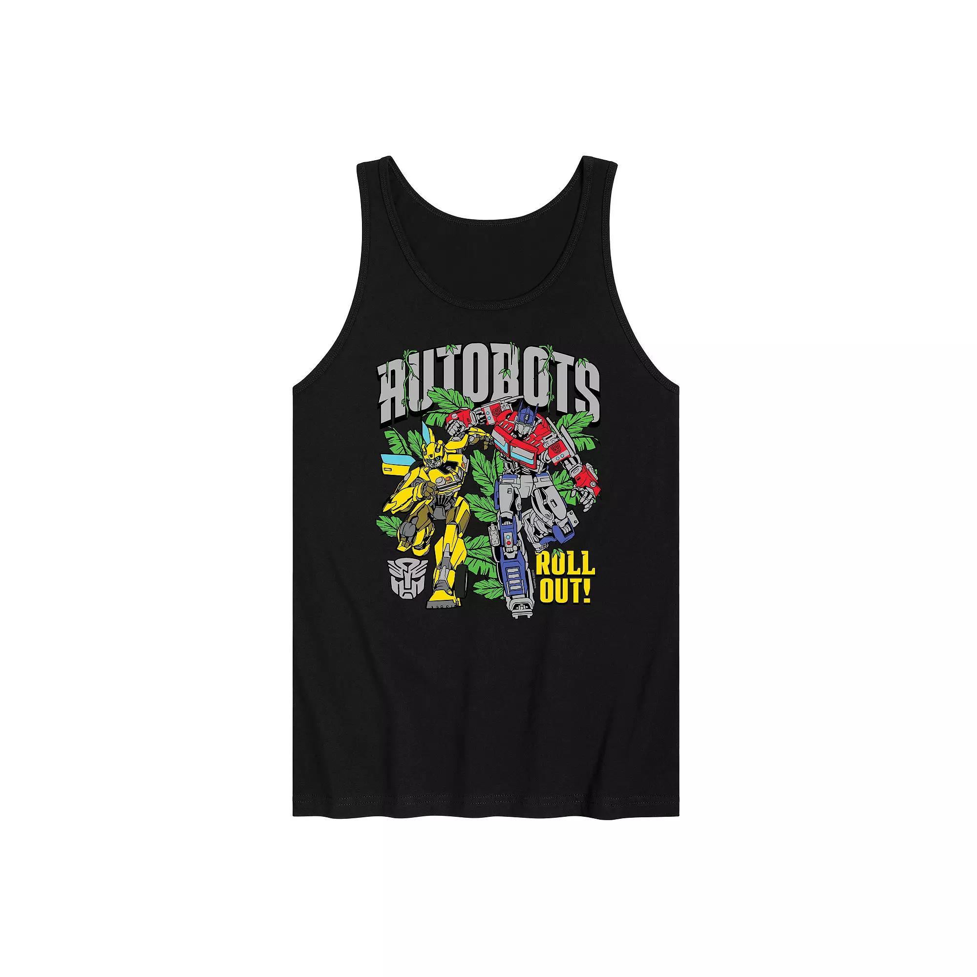 Mens Transformers Autobots Roll Out Graphic Tank Top Product Image