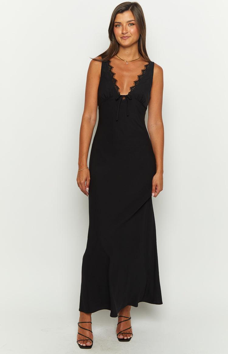 Stacy Black Maxi Dress Product Image