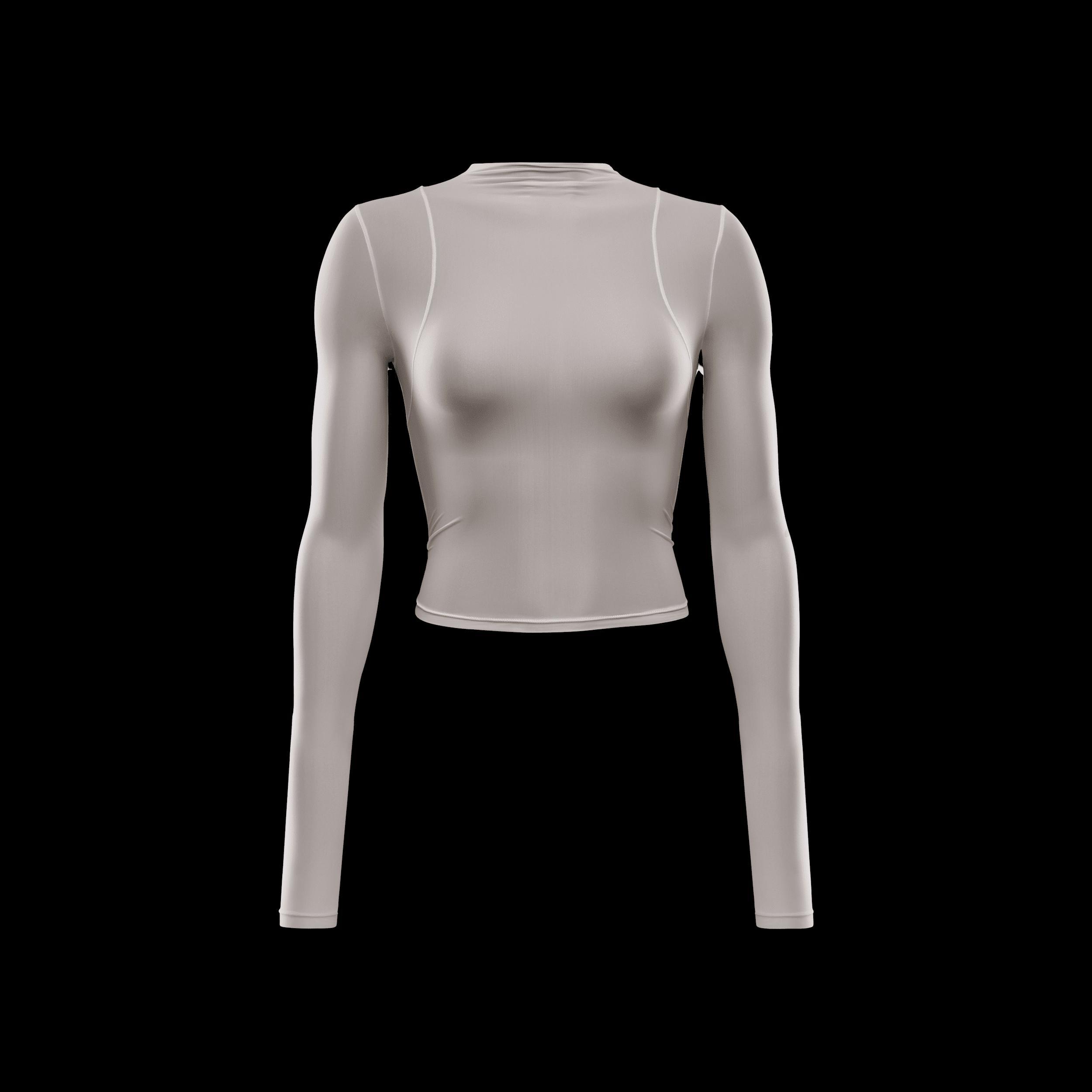 Nike Zenvy Sheer Women's Dri-FIT Long-Sleeve Top Product Image