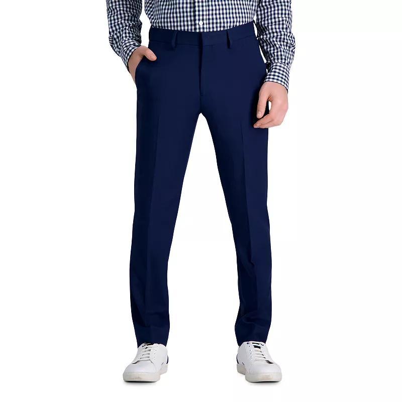 Mens Haggar Smart Wash Repreve Slim-Fit Suit Pants Black Product Image