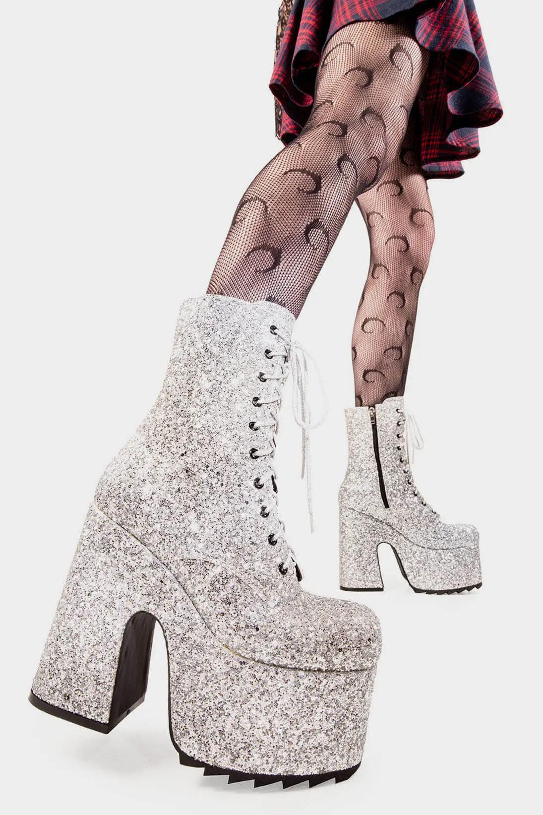 Spotlight Chunky Platform Ankle Boots Product Image