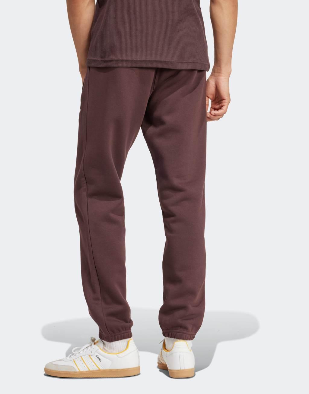 adidas Originals essential track pants in brown Product Image