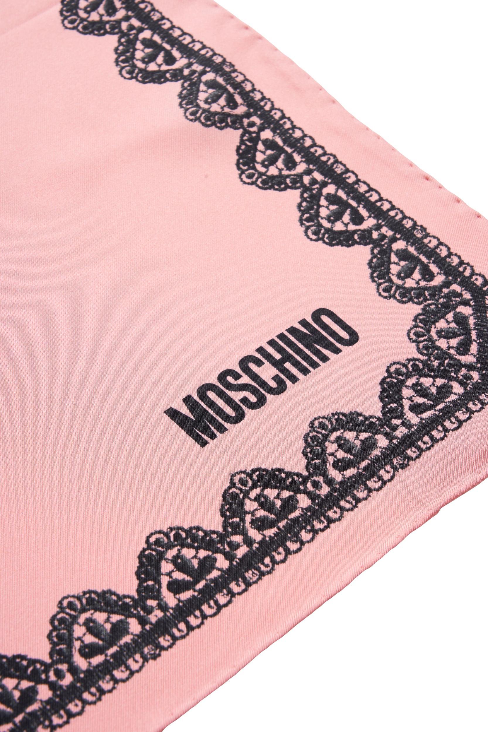 Silk scarf with lace pattern Product Image