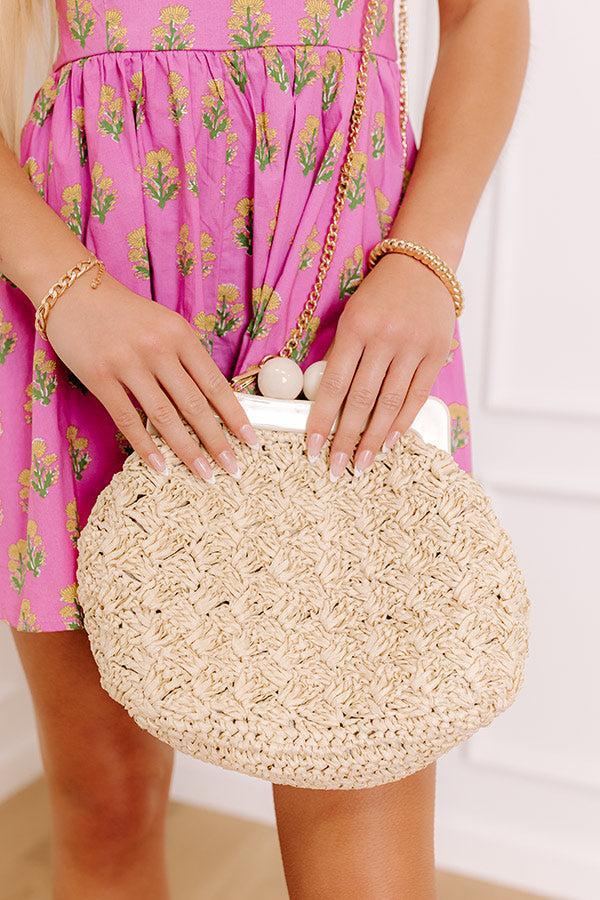 Coastal Canvas Woven Crossbody In Ivory Product Image