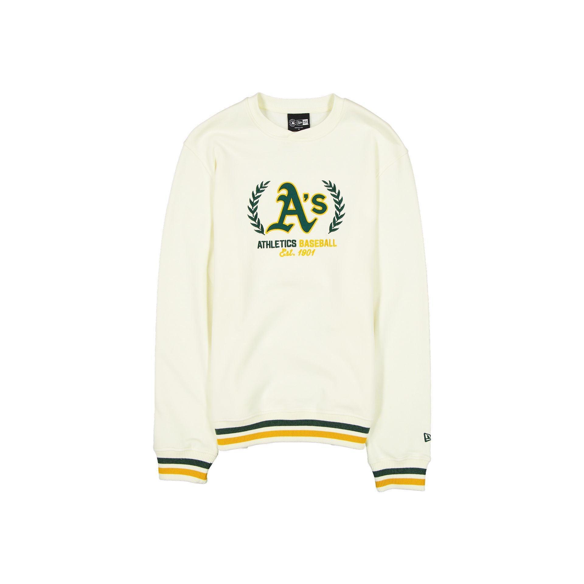 Houston Astros Throwback Chrome White Crewneck Male Product Image