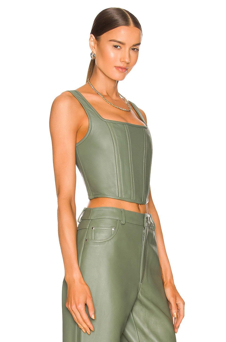 Leather Bustier Ena Pelly Product Image