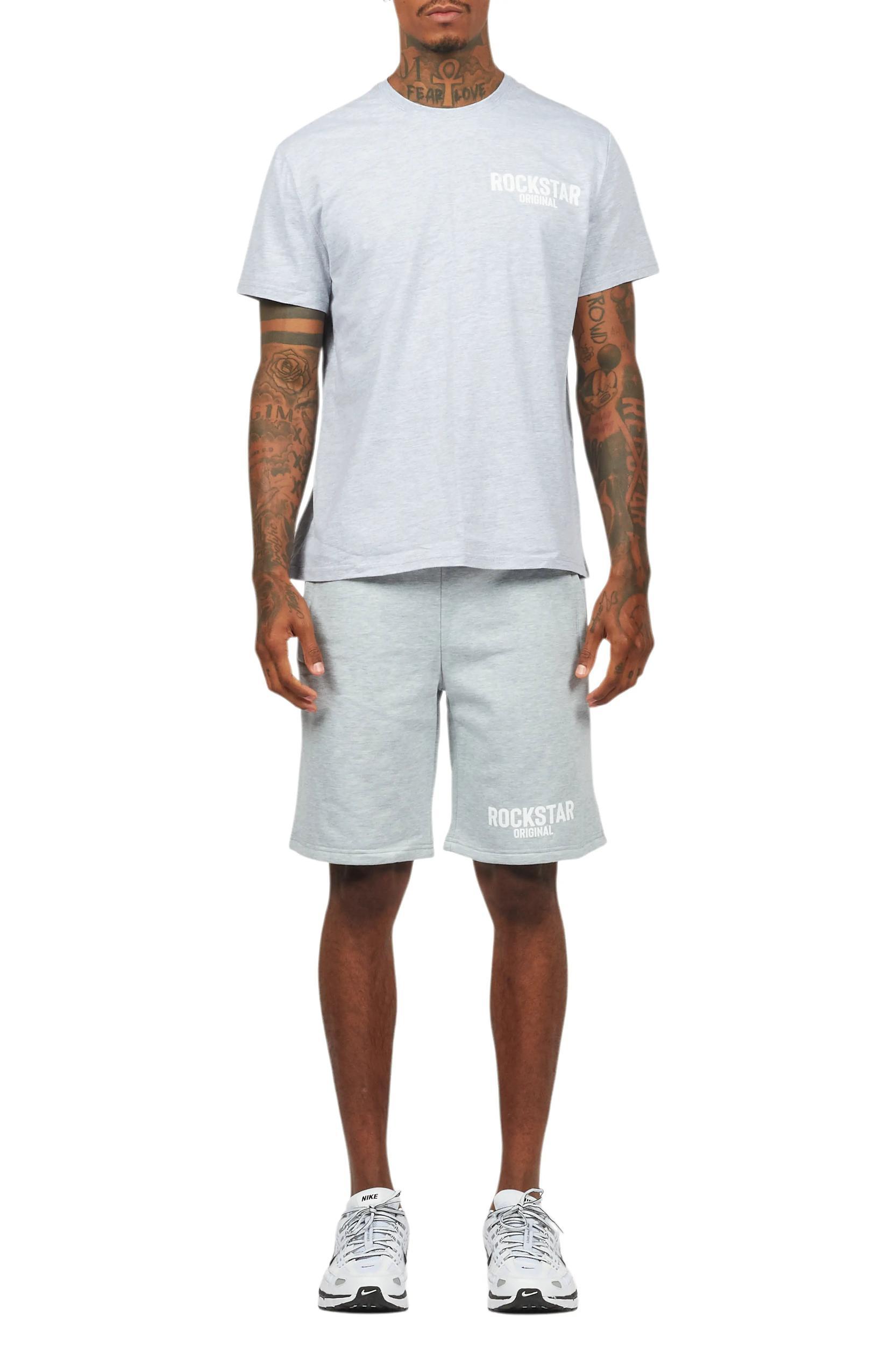 Sana Heather Grey Short Set Male Product Image