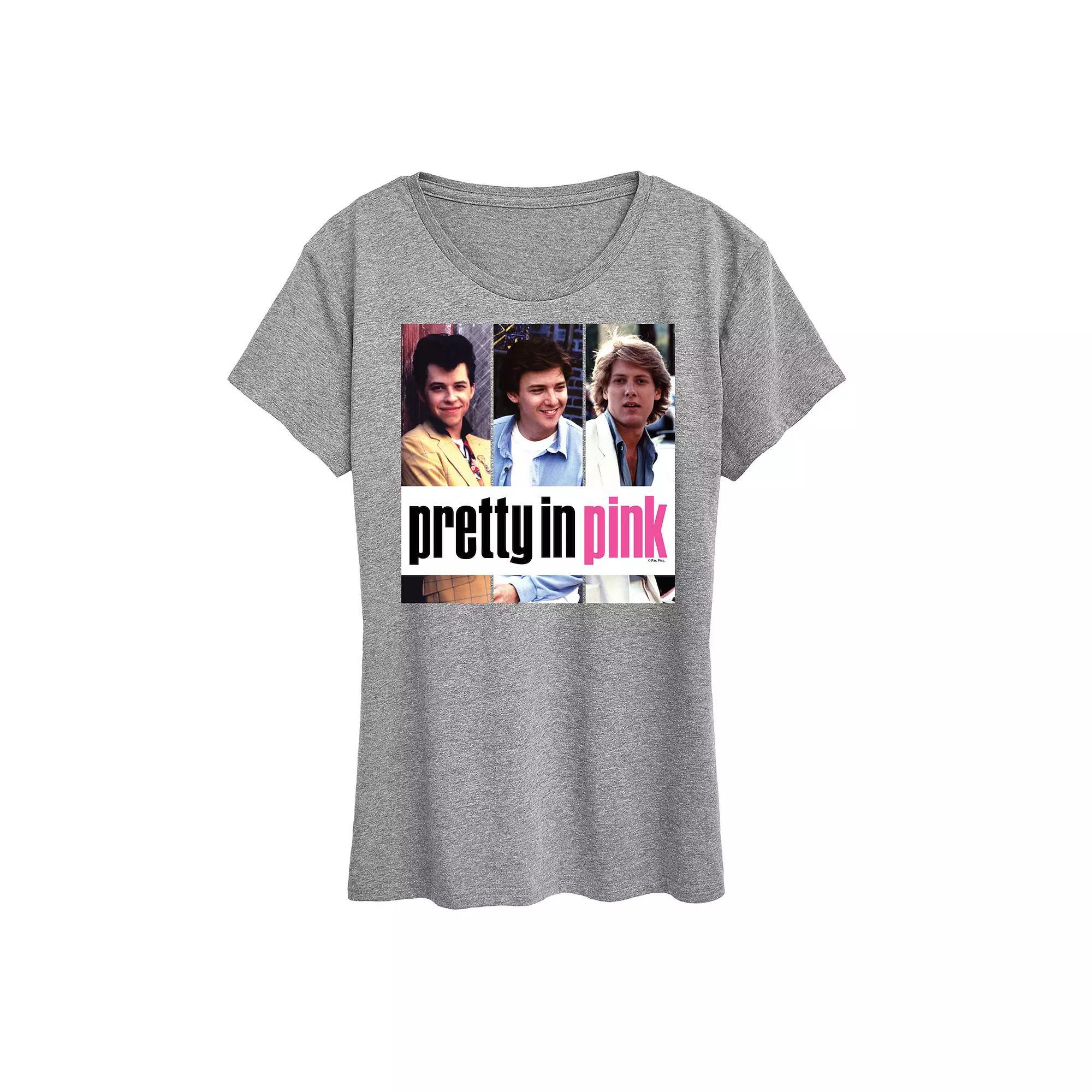 Womens Pretty In Pink Guys Graphic Tee, Girls Product Image