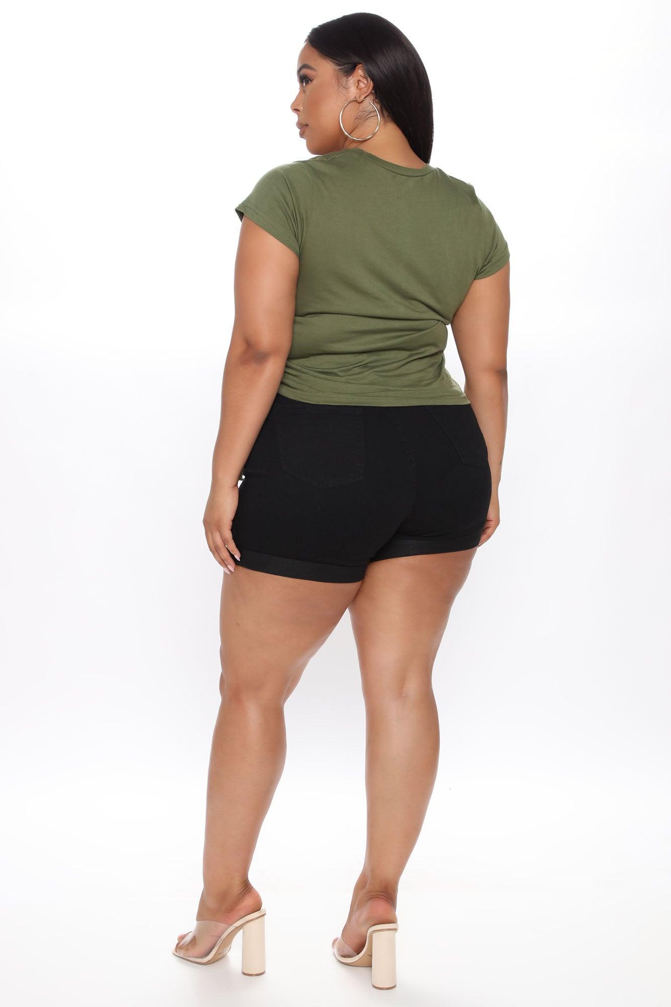 Carter Denim Shorts - Black Product Image