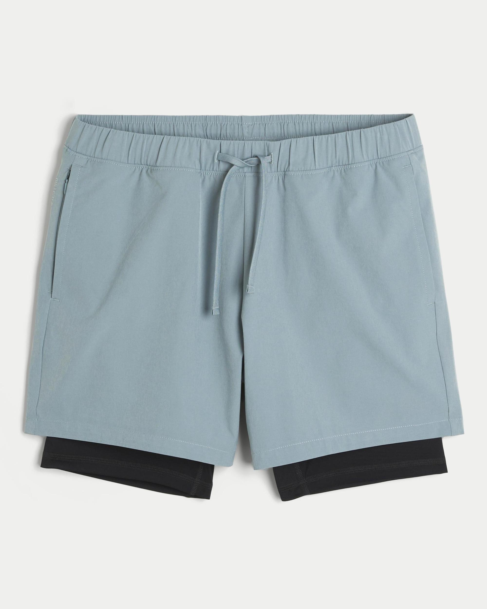 Mid-Thigh Hybrid Active Shorts Product Image