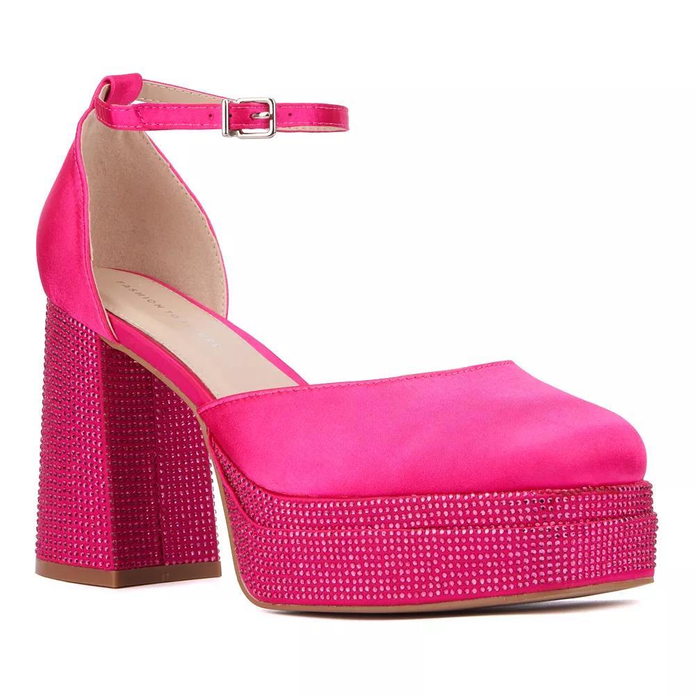 Fashion to Figure Martine 2 Women's Wide Width Dress Pumps, Size: 10, Pink Product Image