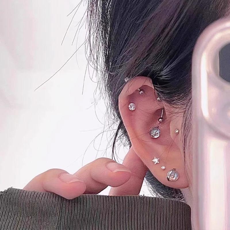 Planet Alloy Stud Earring Product Image