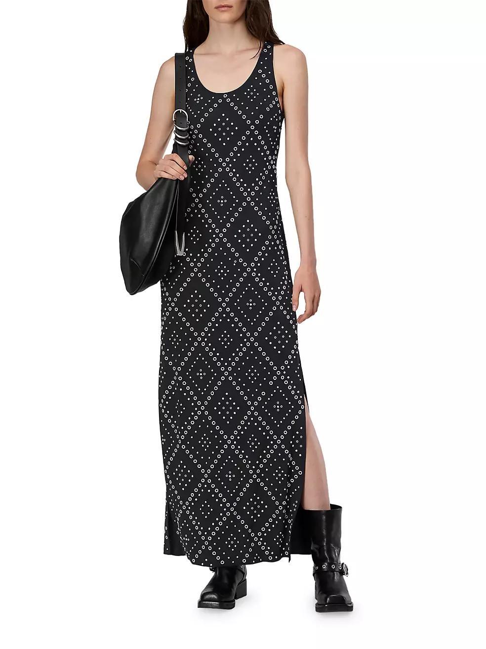 Priscilla Studded Maxi Dress Product Image