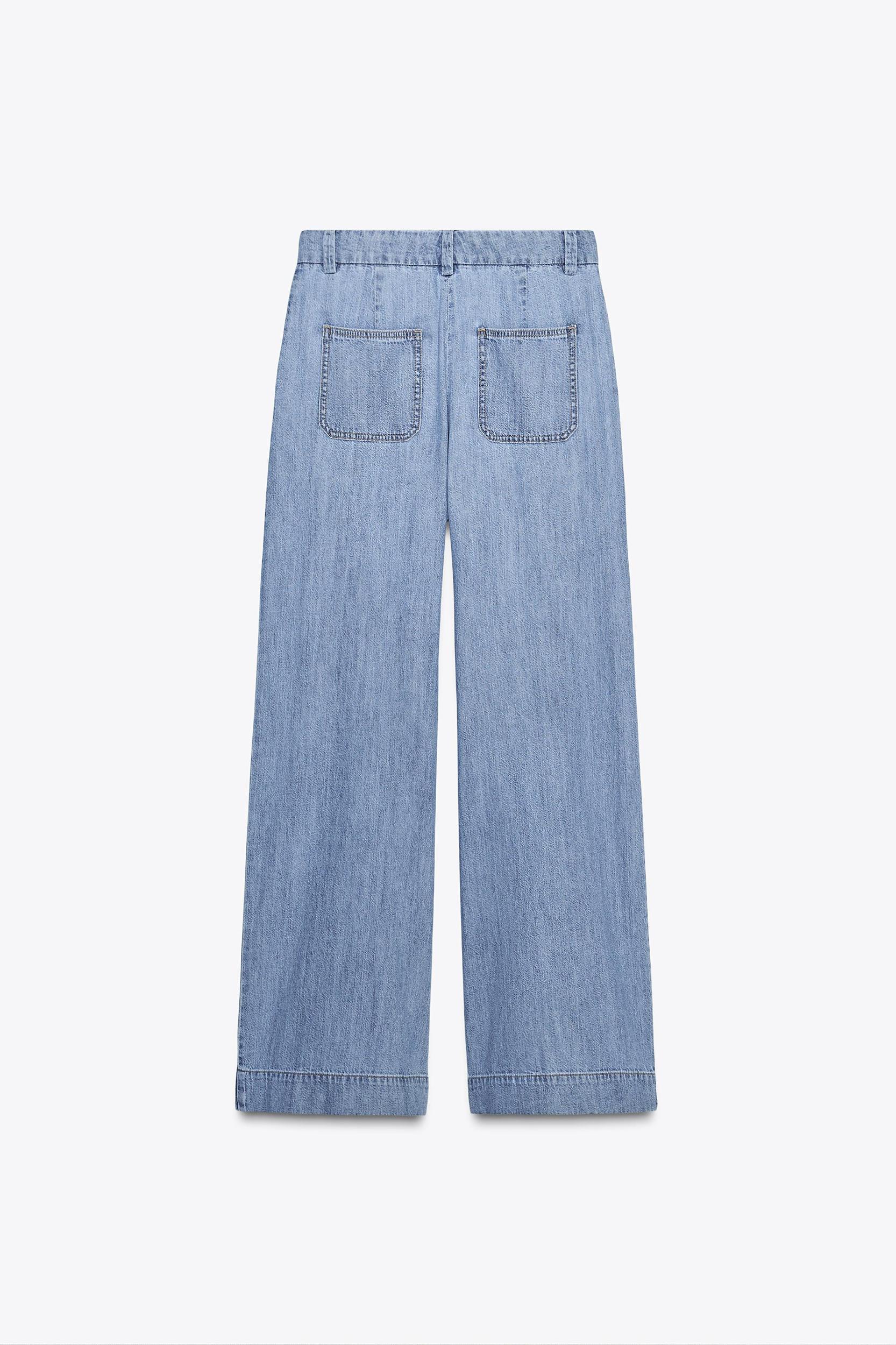 HIGH RISE Z1975 DARTED WIDE LEG JEANS Product Image