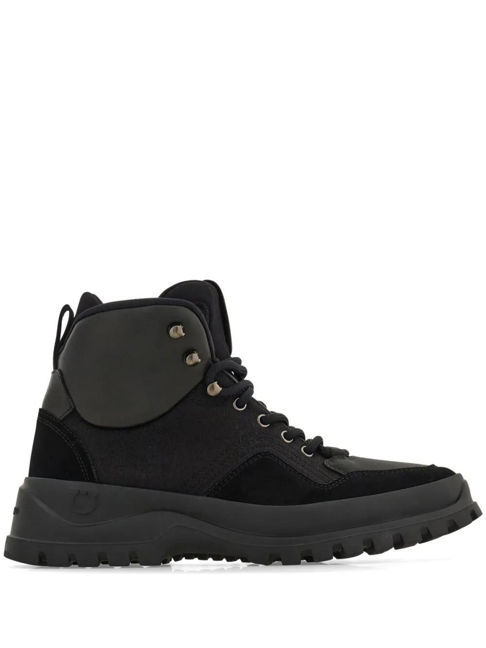 FERRAGAMO Hybrid Ankle Boots In Black Product Image