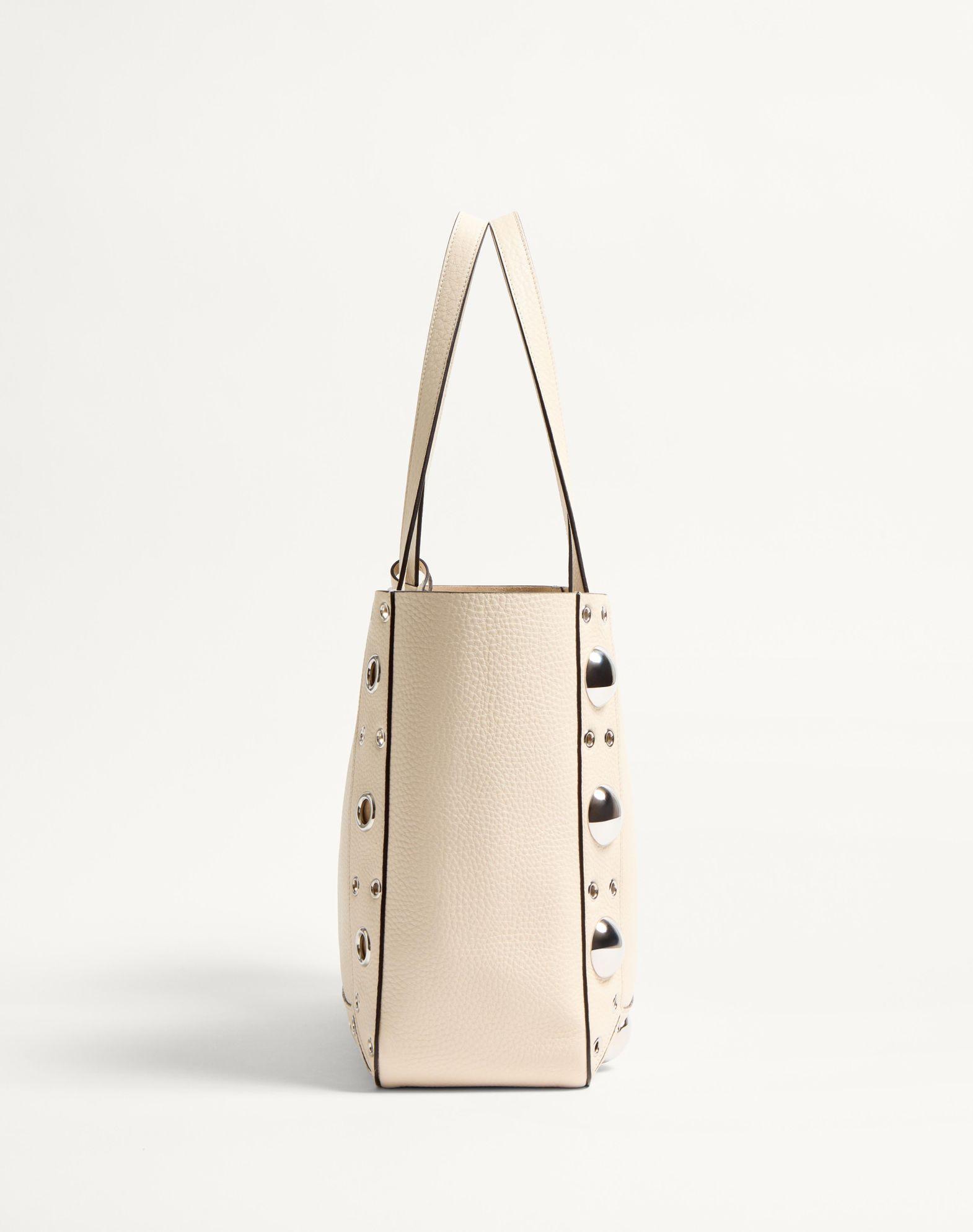 Valentino Garavani Nellcôte Medium Shopping Bag In Grainy Calfskin Product Image