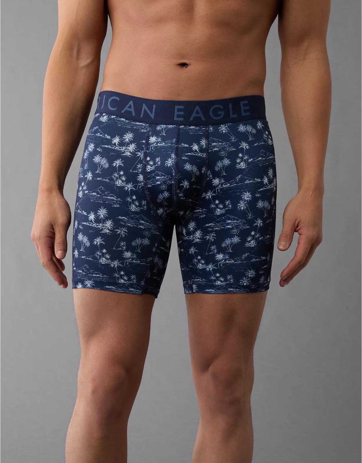 AEO Men's Flamingo Pond 6" Flex Boxer Brief Product Image