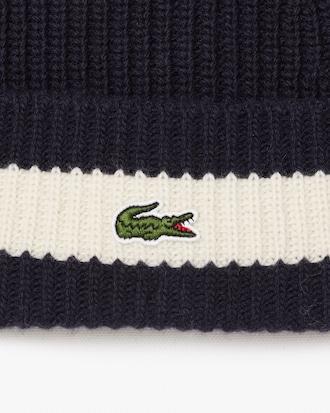 Rib Knit Carded Wool Beanie Product Image
