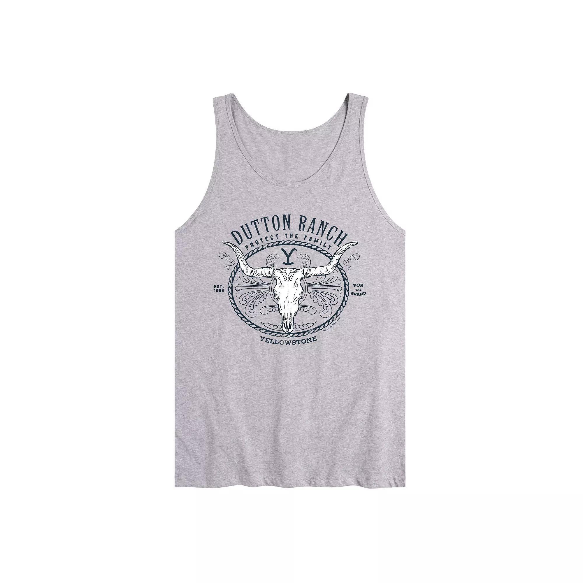 Mens Yellowstone Longhorn Tank Top Product Image